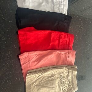 New York & Company Kids Shorts Set - White, Black, Red, Pink, Tan